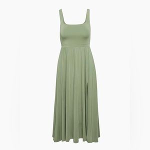 Aritzia Wilfred Market Slit Dress XS Sage Green